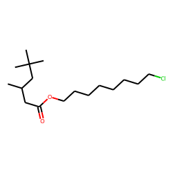Hexanoic acid, 3,5,5-trimethyl-, 8-chlorooctyl ester