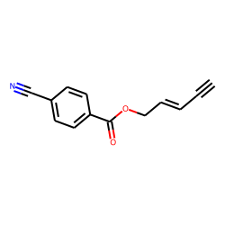 4-Cyanobenzoic acid, pent-2-en-4-ynyl ester