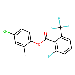 6-Fluoro-2-trifluoromethylbenzoic acid,4-chloro-2-methylphenyl ester