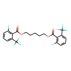 1,5-Pentanediol, O,O'-di(6-fluoro-2-trifluoromethylbenzoyl)-