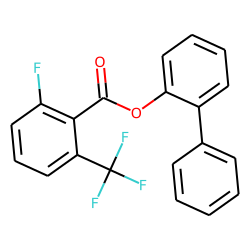 6-Fluoro-2-trifluoromethylbenzoic acid, 2-biphenyl ester