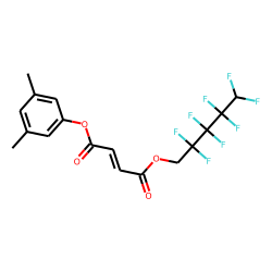 Fumaric acid, 3,5-dimethylphenyl 2,2,3,3,4,4,5,5-octafluoropentyl ester