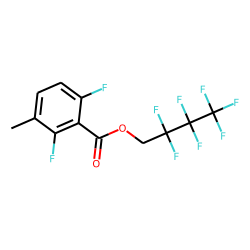 2,6-Difluoro-3-methylbenzoic acid, 2,2,3,3,4,4,4-heptafluorobutyl ester