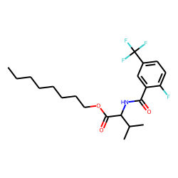 L-Valine, N-(2-fluoro-5-trifluoromethylbenzoyl)-, octyl ester