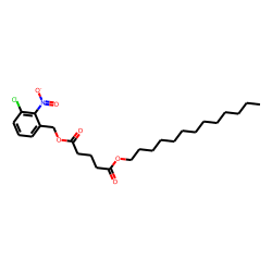 Glutaric acid, 2-nitro-3-chlorobenzyl tridecyl ester