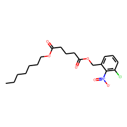 Glutaric acid, heptyl 2-nitro-3-chlorobenzyl ester