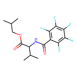L-Valine, N-pentafluorobenzoyl-, isobutyl ester