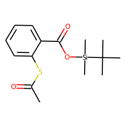 Benzoic acid, 2-acetylthio-, tert.-butyldimethylsilyl ester