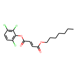 Fumaric acid, heptyl 2,3,6-trichlorophenyl ester
