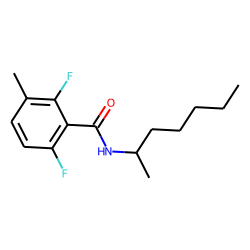 Benzamide, 2,6-difluoro-3-methyl-N-hept-2-yl-