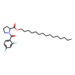 L-Proline, N-(2,4-difluorobenzoyl)-, pentadecyl ester