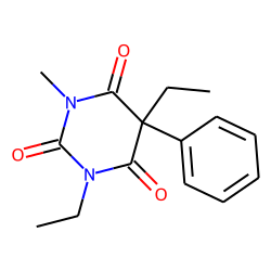 2,4,6(1H,3H,5H)-Pyrimidinetrione, 1,5-diethyl-3-methyl-5-phenyl-