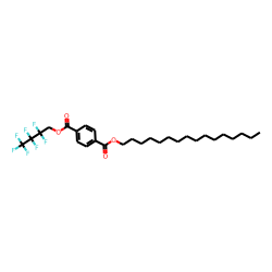 Terephthalic acid, 2,2,3,3,4,4,4-heptafluorobutyl hexadecyl ester