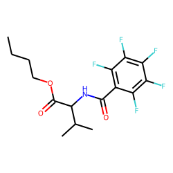 L-Valine, N-pentafluorobenzoyl-, butyl ester