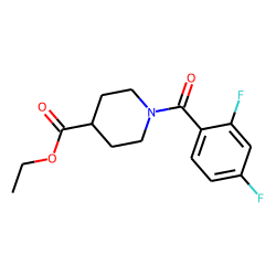 Isonipecotic acid, N-(2,4-difluorobenzoyl)-, ethyl ester