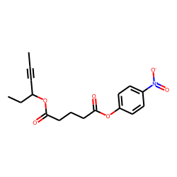 Glutaric acid, hex-4-yn-3-yl 4-nitrophenyl ester