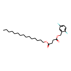Succinic acid, 2,5-difluorobenzyl pentadecyl ester