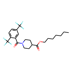 Isonipecotic acid, N-(2,5-di(trifluoromethyl)benzoyl)-, heptyl ester