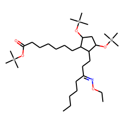 13,14-Dihydro-15-keto-PGF1A, EO-TMS, isomer # 1