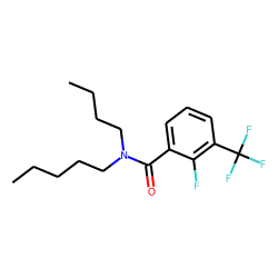 Benzamide, 2-fluoro-3-trifluoromethyl-N-pentyl-N-butyl-