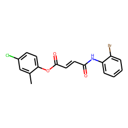 Fumaric acid, monoamide, N-(2-bromophenyl)-, 4-chloro-2-methylphenyl ester