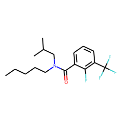 Benzamide, 2-fluoro-3-trifluoromethyl-N-pentyl-N-isobutyl-
