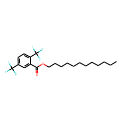 2,5-Di(trifluoromethyl)benzoic acid, dodecyl ester