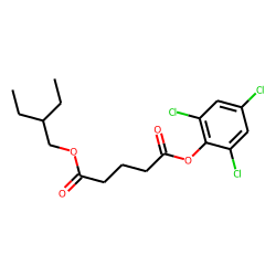 Glutaric acid, 2,4,6-trichlorophenyl 2-ethylbutyl ester