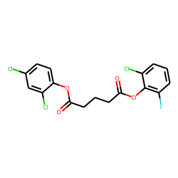 Glutaric acid, 2-chloro-6-fluorophenyl 2,4-dichlorophenyl ester
