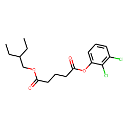 Glutaric acid, 2,3-dichlorophenyl 2-ethylbutyl ester