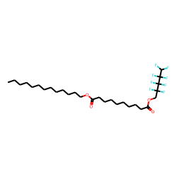 Sebacic acid, 2,2,3,3,4,4,5,5-octafluoropentyl tridecyl ester
