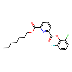 2,6-Pyridinedicarboxylic acid, 2-chloro-6-fluorophenyl heptyl ester