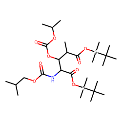 3-hydroxy-4-methylglutamic acid, N(O,S)-isoBOC TBDMS, diastreoisomer 1