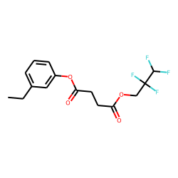 Succinic acid, 2,2,3,3-tetrafluoropropyl 3-ethylphenyl ester