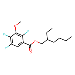 2,4,5-Trifluoro-3-methoxybenzoic acid, 2-ethylhexyl ester