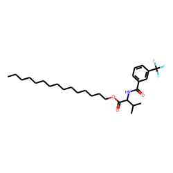 L-Valine, N-(3-trifluoromethylbenzoyl)-, pentadecyl ester