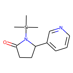 (R,S)-Norcotinine, trimethylsilyl derivative