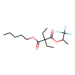 Diethylmalonic acid, pentyl 1,1,1-trifluoroprop-2-yl ester