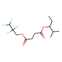 Succinic acid, 2,2,3,3-tetrafluoropropyl 2-methylpent-3-yl ester
