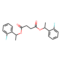 Succinic acid, di(1-(2-fluorophenyl)ethyl) ester