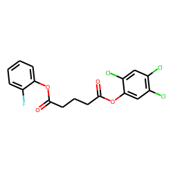 Glutaric acid, 2-fluorophenyl 2,4,5-trichlorophenyl ester