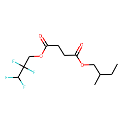 Succinic acid, 2,2,3,3-tetrafluoropropyl 2-methylbutyl ester