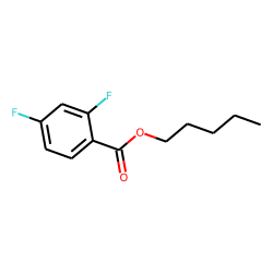 2,4-Difluorobenzoic acid, pentyl ester