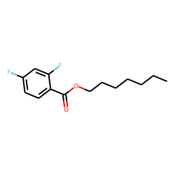 2,4-Difluorobenzoic acid, heptyl ester
