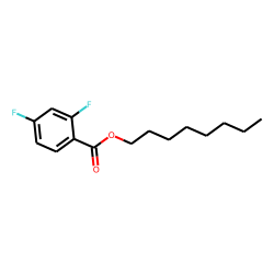 2,4-Difluorobenzoic acid, octyl ester