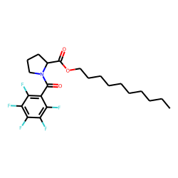 L-Proline, N-(pentafluorobenzoyl)-, decyl ester