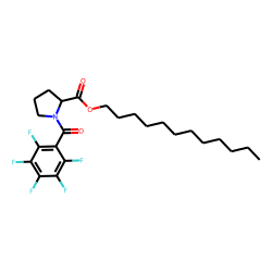 L-Proline, N-(pentafluorobenzoyl)-, dodecyl ester