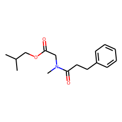 Sarcosine, N-(3-phenylpropionyl)-, isobutyl ester