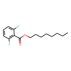 2,6-Difluorobenzoic acid, octyl ester