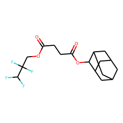 Succinic acid, 2,2,3,3-tetrafluoropropyl adamant-2-yl ester